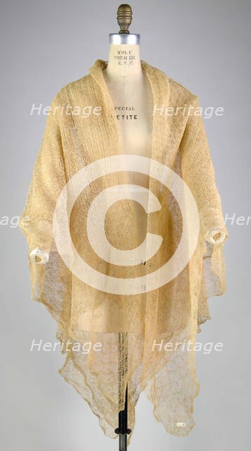 Shawl, American or European, ca. 1850. Creator: Unknown.