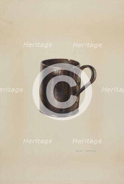 Pa. German Moravian Loving Cup, 1938. Creator: Archie Thompson.