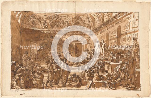 The School of Rome, c. 1795. Creator: Felice Giani.