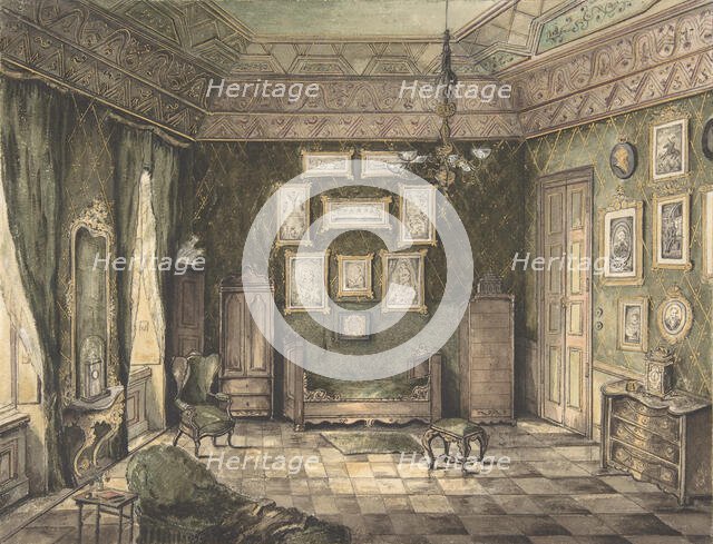 Design for Interior, 19th century. Creator: Anon.