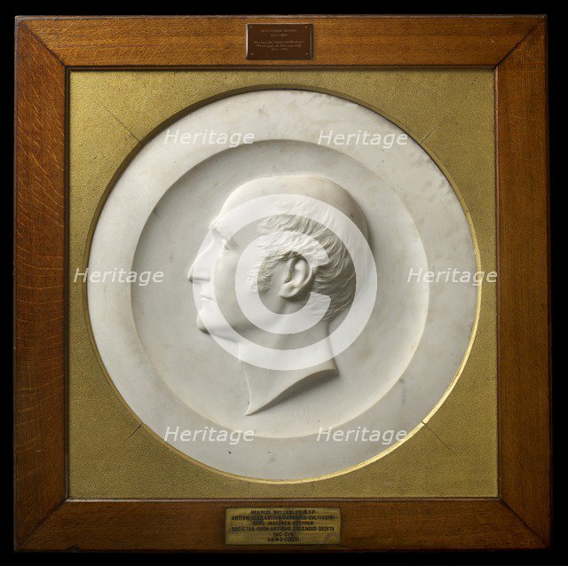 Profile portrait of Revd Dr Henry Wellesley, 1856. Artist: Alexander Munro.