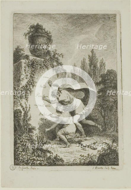 Plate from, Nella Venuta, 1764. Creator: Franz Edmund Weirotter.