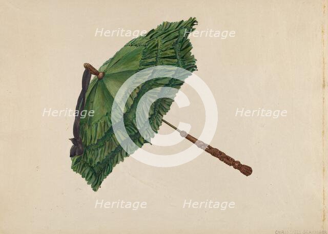Sunshade, 1935/1942. Creator: Christabel Scrymser.