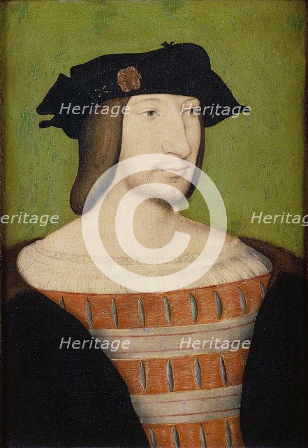 Portrait of Francis I (1494-1547), King of France, Duke of Brittany, Count of Provence, 1515. Artist: Clouet, Jean (c. 1485-1541)