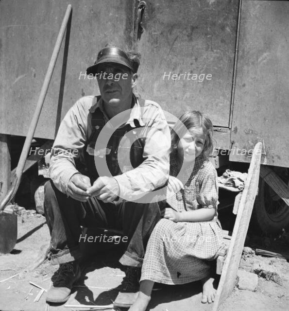 Drought refugees in California migrant camp, 1936. Creator: Dorothea Lange.