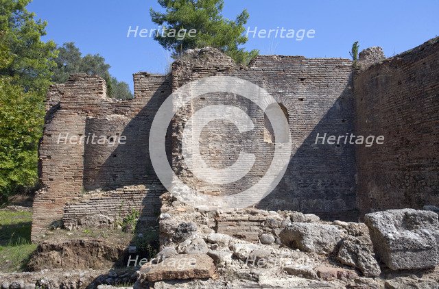 Nero's House in Olympia, Greece. Artist: Samuel Magal