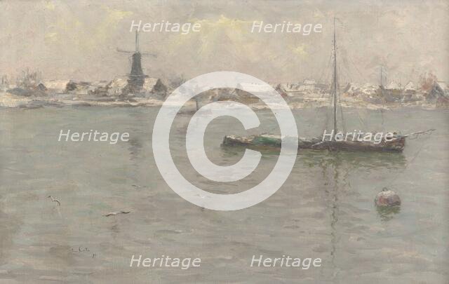 Dordrecht in the Winter, 1892. Creator: Siebe Johannes ten Cate.