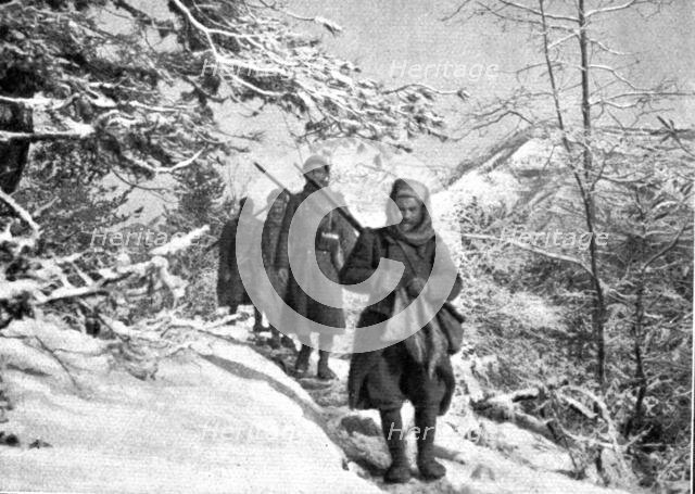 'La campagne d'hiver en Orient; Types d'Albanais amis, combattant avec les troupes alliees', 1917. Creator: Unknown.