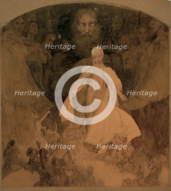 Study for The Age of Wisdom , 1936-1938.