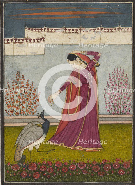 Mor Priya, c1800. Artist: Mola Ram.
