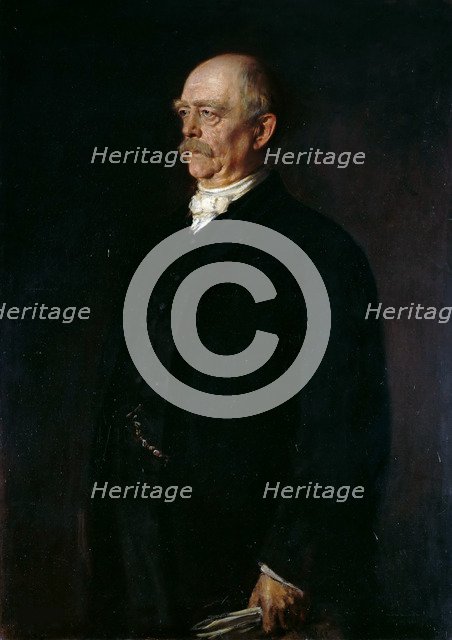 Portrait of Otto von Bismarck (1815-1898), 1884. Creator: Lenbach, Franz, von (1836-1904).