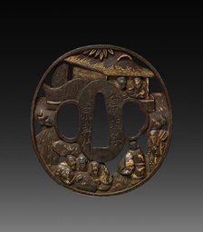 Sword Guard (Tsuba), c 1800s. Creator: Unknown.