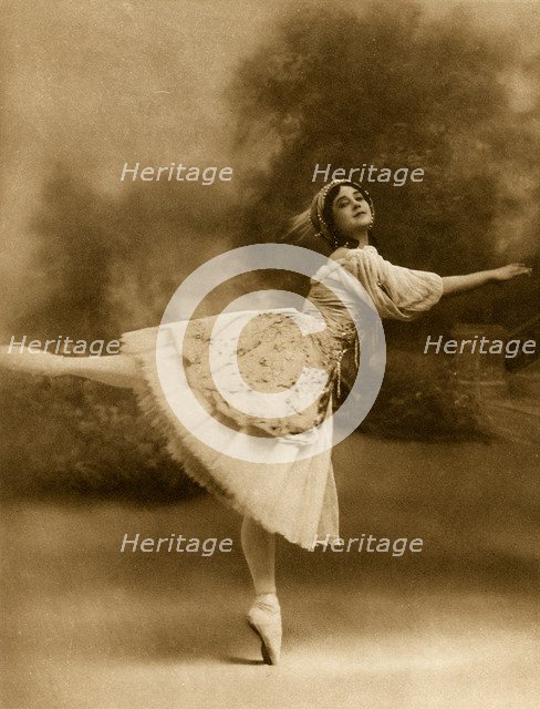 Madame Karsavina, c1913.Artist: Dover Street Studios