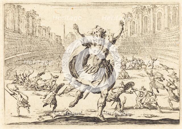 Skirmish in a Roman Circus, c. 1622. Creator: Jacques Callot.