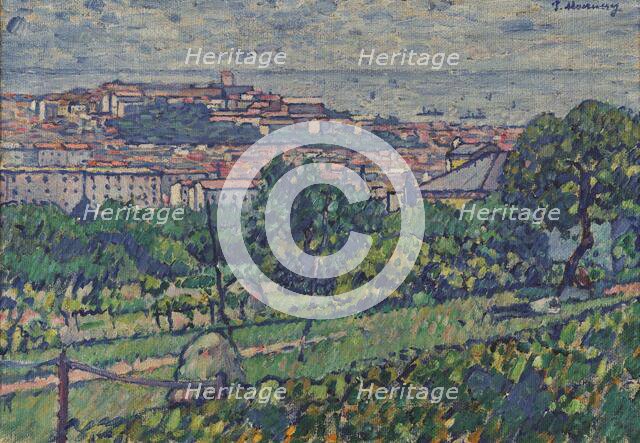 Landscape of Trieste, 1912. Creator: Marussig, Pietro (1879-1937).