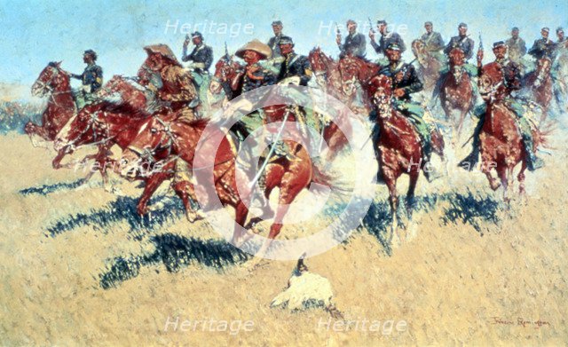 'On the Southern Plains', 1907. Artist: Frederic Remington