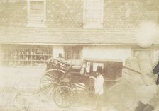 Men By Carriage in Street, 1850s. Creator: Unknown.