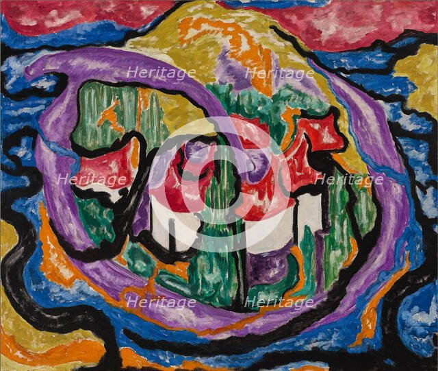 Painting no. 66, 1917. Creator: Heemskerck, Jacoba van (1876-1923).