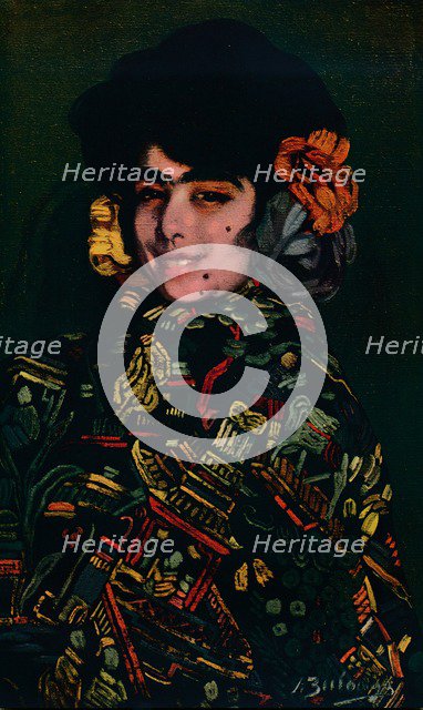 'Spanish Girl', 1907, (1932). Artist: Ignacio Zuloaga.