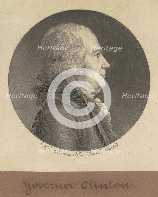 George Clinton, 1797. Creator: Charles Balthazar Julien Févret de Saint-Mémin.