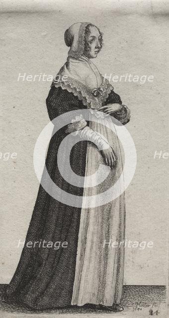 The Several Habits of English Women, from the Nobility to the Country Women..., 1640. Creator: Wenceslaus Hollar (Bohemian, 1607-1677).