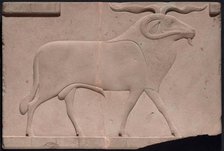 Plaque Depicting a Ram, Egypt, Ptolemaic Period (332-30 BCE). Creator: Unknown.