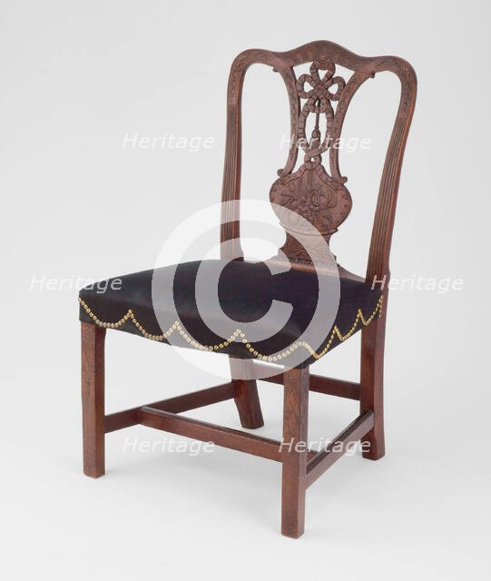Side Chair, c. 1780/90. Creator: Unknown.
