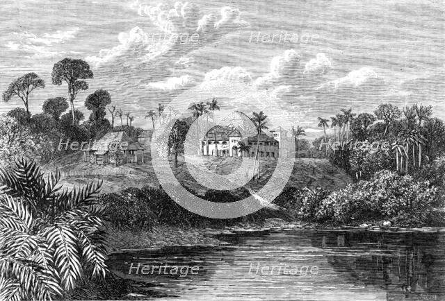 Views in Borneo: Government House, Sarawak, 1864. Creator: Mason Jackson.