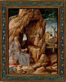 The Penitent Saint Jerome in the desert, 1448-1451. Creator: Mantegna, Andrea (1431-1506).