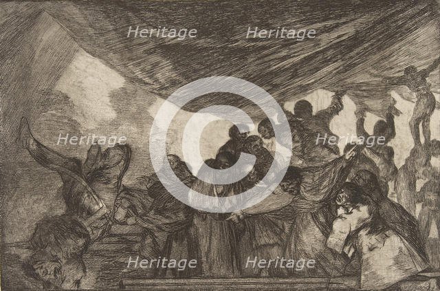 Plate 15 from the 'Disparates': Clear Folly, ca. 1816-23 (published 1864). Creator: Francisco Goya.