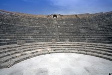 The theatre at Dougga (Thugga), Tunisia. Artist: Samuel Magal