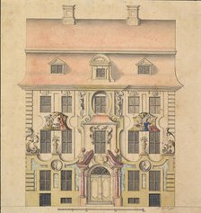 Architectural Design for a Façade, 1739-69. Creator: Ferenc Speth.