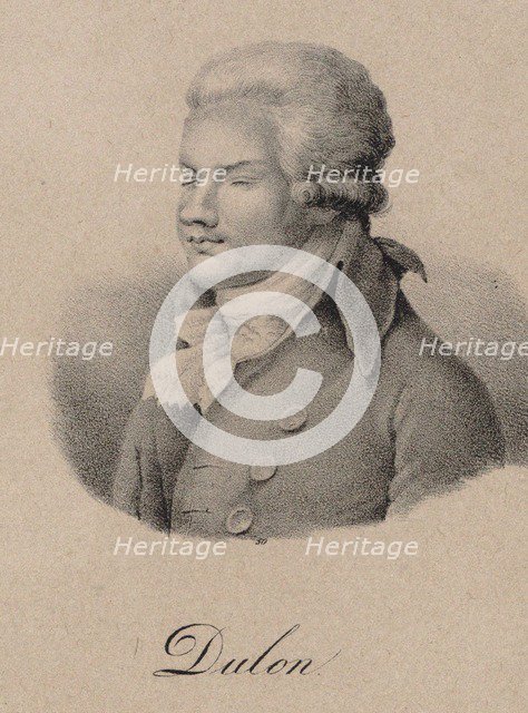 Portrait of the flautist and composer Friedrich Ludwig Dulon (1769-1826), 1830.