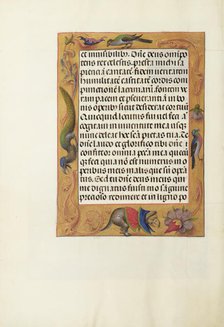 Decorated Text Page; Spinola Hours, about 1510-1520. Creator: Unknown.