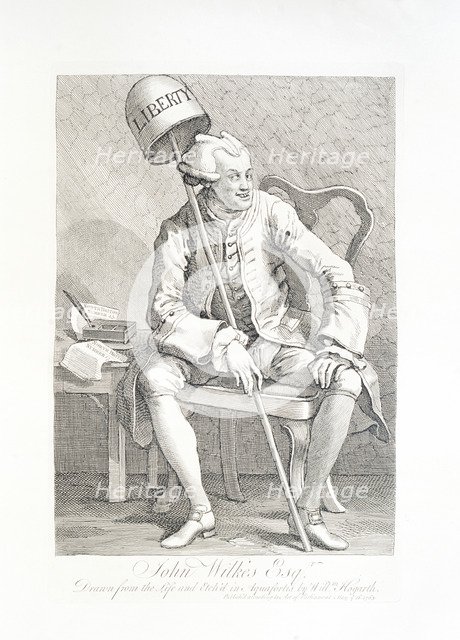 John Wilkes, 1763. Artist: William Hogarth
