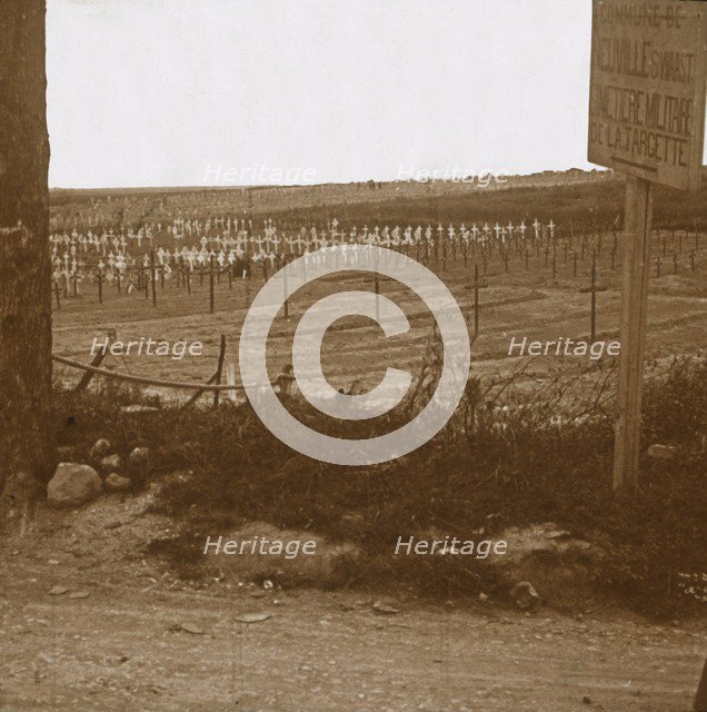 Military cemetery, Neuville-Saint-Vaast, northern France, c1914-c1918. Artist: Unknown.