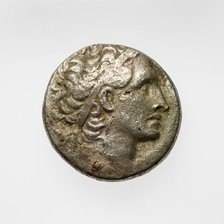 Tetradrachm with Ptolemy XIII (?), (1st century BC ?). Creator: Unknown.