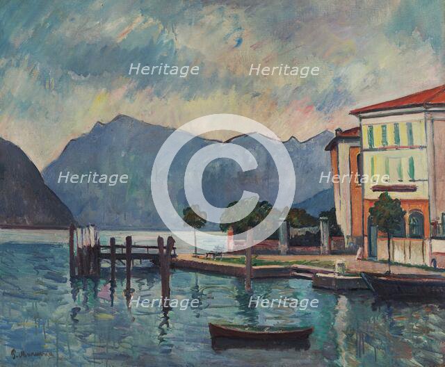 Lago d'Iseo, c1932. Creator: Marussig, Pietro (1879-1937).