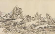 Traveling to the Southern Sacred Peak (image 18 of 28), between c1700 and c1800. Creator: Zhang Ruocheng.