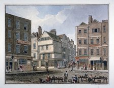 View of Middle Row and Gray's Inn Lane, Holborn, London, 1823.                                       Artist: John Chessell Buckler
