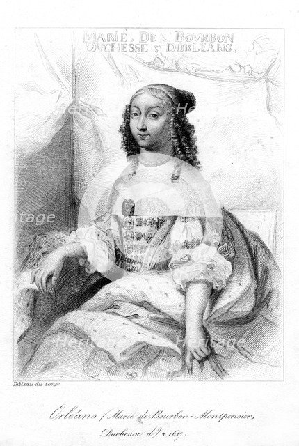 Anne Marie Louise d'Orleans, duchesse de Montpensier. Artist: Unknown