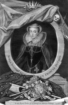 Mary, Queen of Scots, (1735).Artist: George Vertue