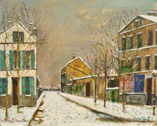 Bourg-la-Reine sous la neige, c1927. Creator: Utrillo, Maurice (1883-1955).