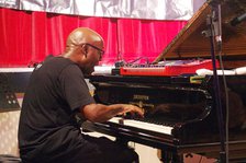 Robert Mitchell, Robert Mitchell’s True Think, Battle Jazz Festival, Battle, East Sussex, July 2024. Creator: Brian O'Connor.