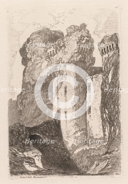 Liber Studiorium: Ragland Castle, Monmouhshire, 1838. Creator: John Sell Cotman (British, 1782-1842); H. G. Bohn.