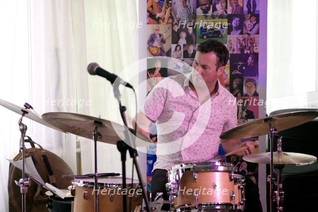 Mark Whitlam, Watermill Jazz Club, Dorking, Surrey, 2 July 2019. Creator: Brian O'Connor.
