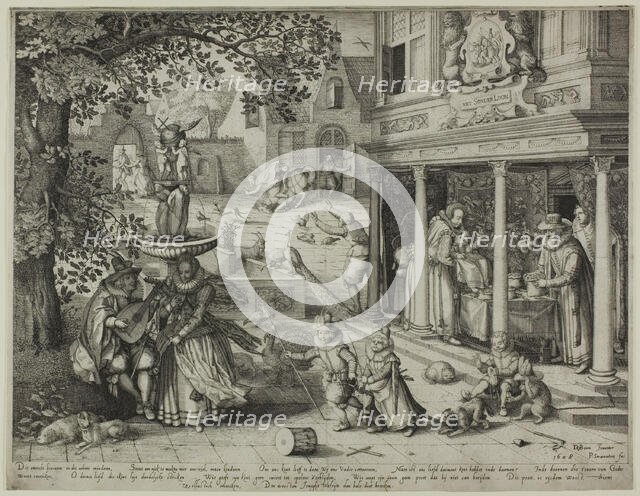 An Allegory of Relations between the Generations, 1608. Creator: Pieter Serwouters.