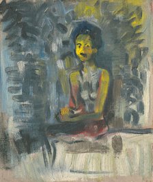 Seated Woman, 1935-1940. Creator: Arnold Peter Weisz-Kubincan.
