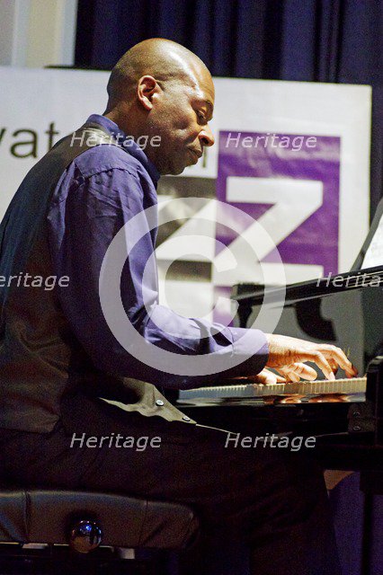 Basil Hodge, Watermill Jazz Club, Dorking, Surrey, 2015.  Artist: Brian O'Connor.