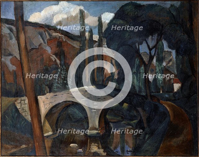 'The Old Bridge', 1910.  Creator: Andre Derain.